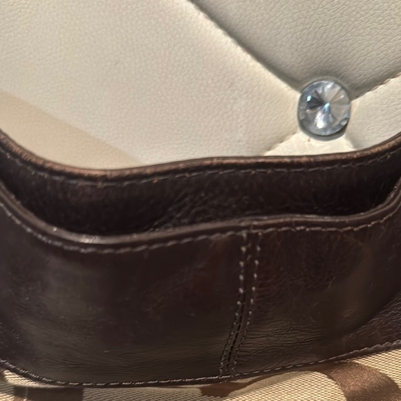 Coach Brown and Tan Monogram Shoulder Bag - Picture 12 of 17